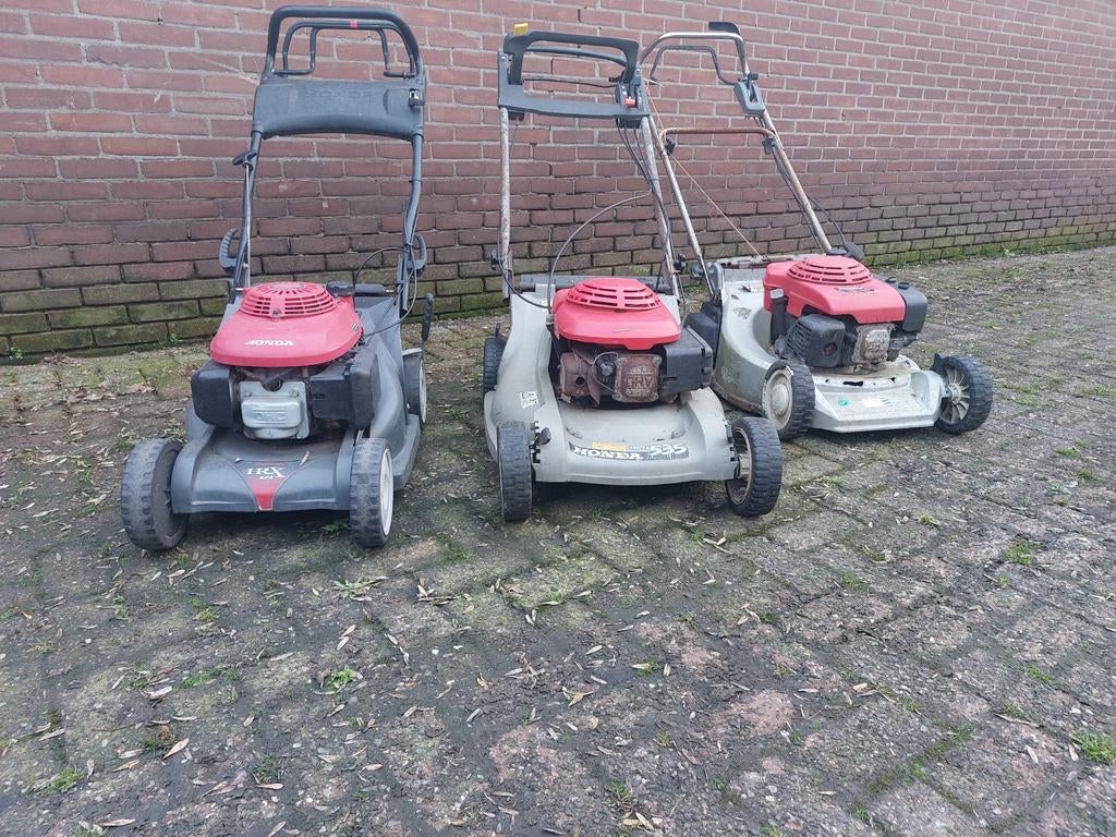 Honda grasmaaiers opknappers of sloop, Tuin en Terras, Ophalen, Gebruikt, Opvangzak
