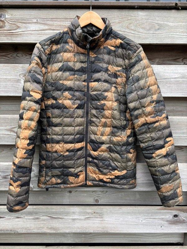 The North Face Thermoball Camo Eco Jacket, Kleding | Heren, Jassen | Winter, Zwart, Ophalen of Verzenden, Zo goed als nieuw, The North Face