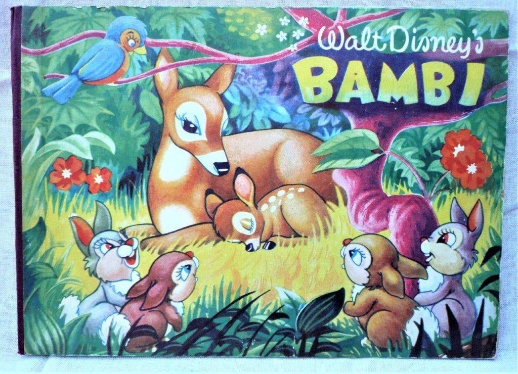 Bambi walt disney. plaatjesboek margriet weekblad, jaren 50,, Gelezen, Jongen of Meisje, Walt Disney, Ophalen of Verzenden