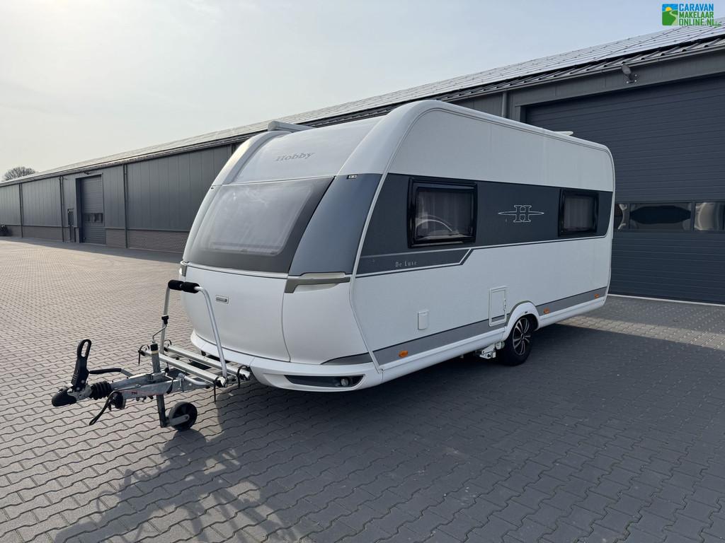Hobby De Luxe Easy 460 LU | Enkele bedden | Mover | Airco !, Caravans en Kamperen, Rondzit, Hobby, Bedrijf, 5 tot 6 meter