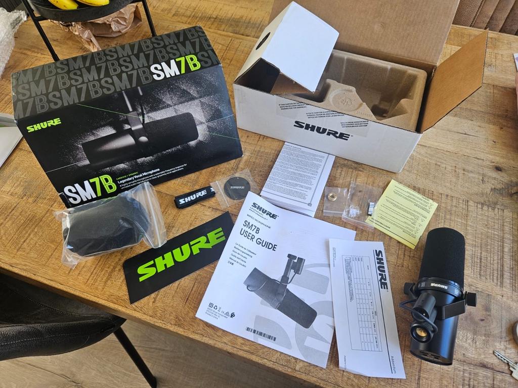 Shure SM7B Studiomicrofoon - nieuw in doos, Ophalen of Verzenden, Zo goed als nieuw, Studiomicrofoon