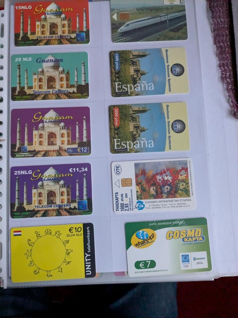 Telefoon kaarten, Ophalen of Verzenden