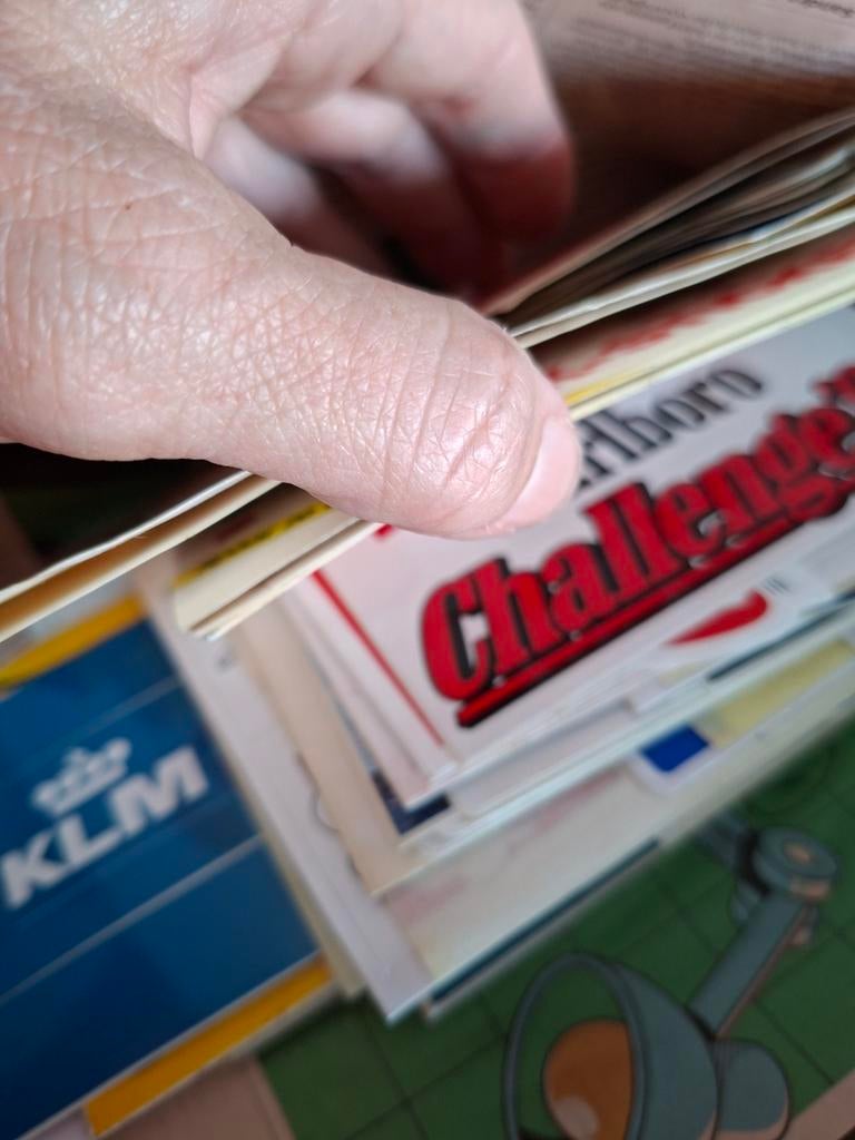 Grote collectie vintage stickers, Ophalen of Verzenden, Nieuw, Bedrijf of Vereniging