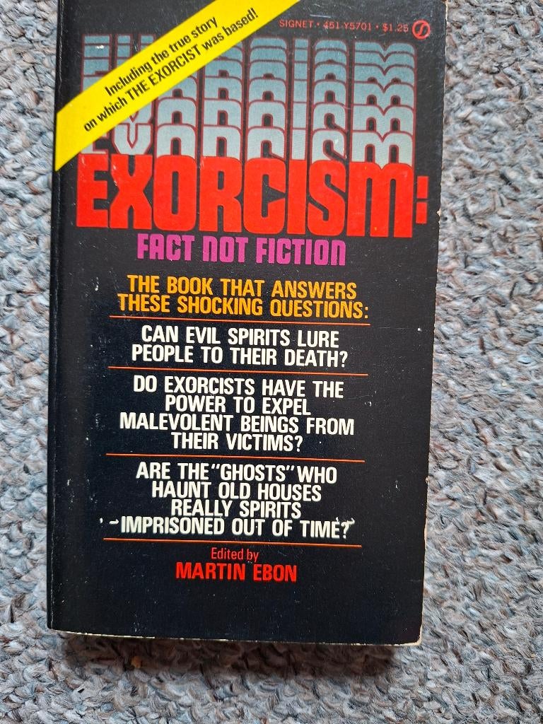 Exorcism: Fact Not Fiction/occult, Boeken, Gelezen, Spiritualiteit algemeen, Martin Ebon, Overige typen