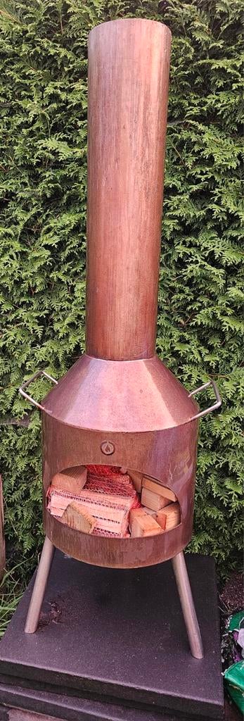 Prachtige gietijzeren terraskachel, Tuin en Terras, Tuinhaarden, Ophalen