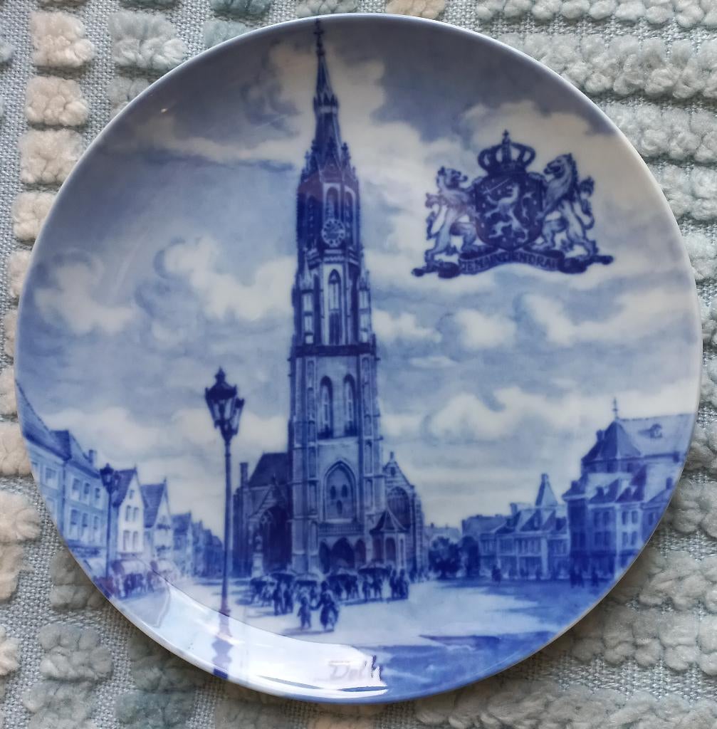 Wandbord Delfts Blauw, Antiek en Kunst, Ophalen of Verzenden