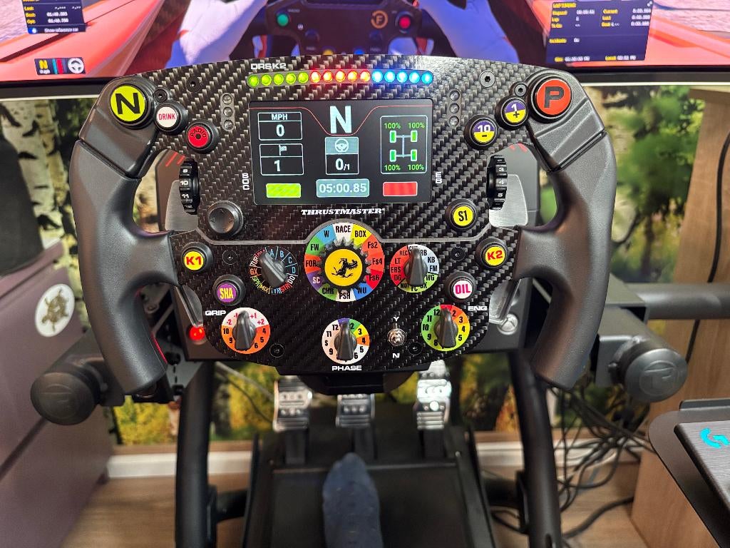 Thrustmaster TS-XW Racer + Ferrari SF1000 F1 Stuur, Ophalen, Zo goed als nieuw, Trustmaster