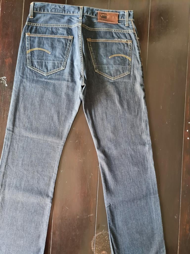 ZGAN CLASSIC G STAR RAW 3301 STRAIGHT JEANS SIZE 32/32!!, Kleding | Heren, G-Star Raw, Blauw, W32 (confectie 46) of kleiner, Ophalen of Verzenden