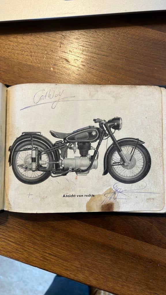 Handboek BMW R 25/3 origineel, Motoren, Ophalen of Verzenden, BMW