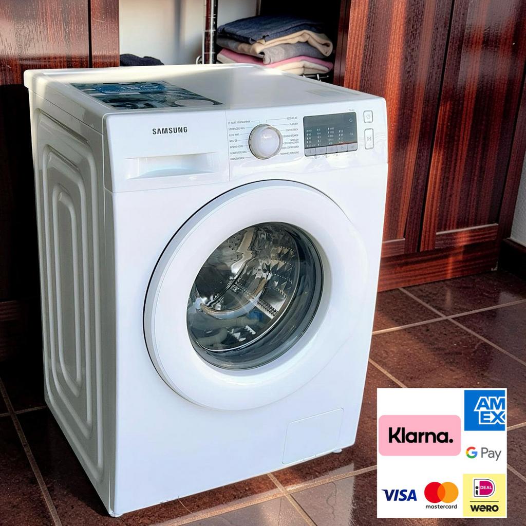 Wasmachine SAMSUNG HygiëneSteam 8kg | Betaalgemak | Garantie, Witgoed en Apparatuur, Wasmachines, Ophalen, 1200 tot 1600 toeren