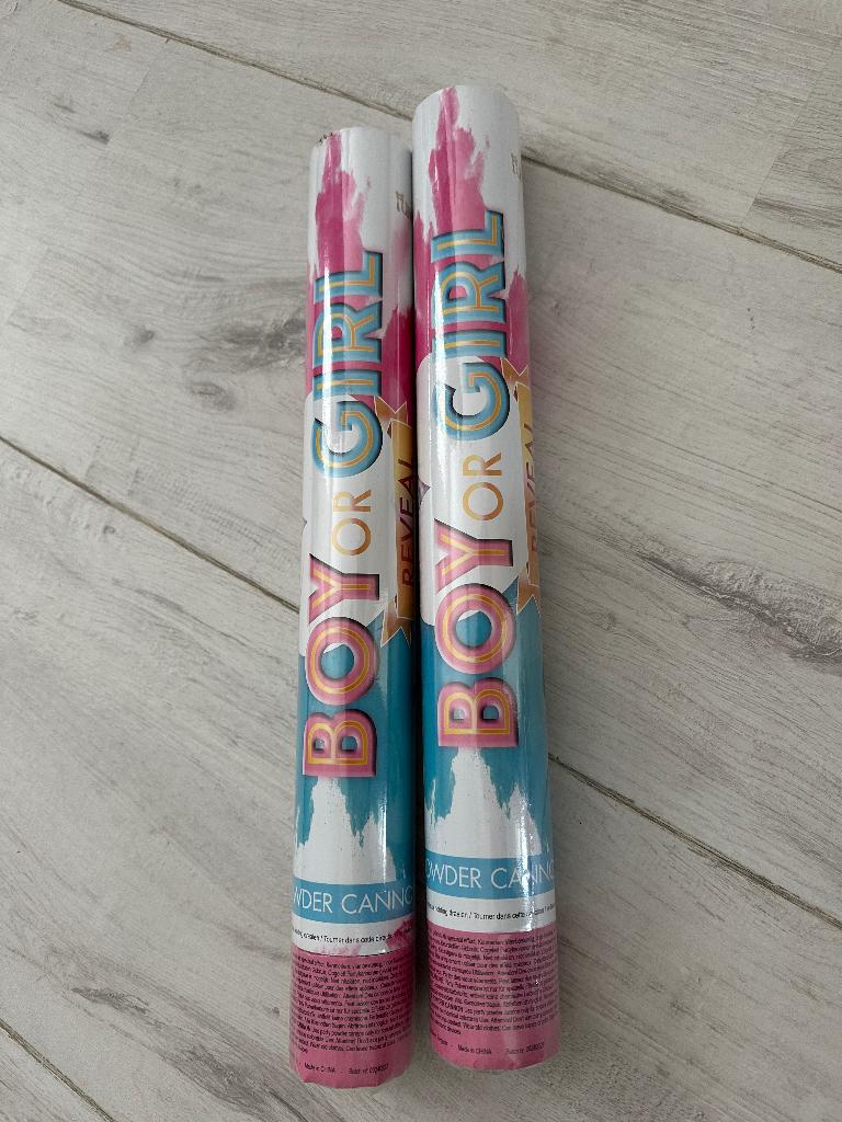 Gender reveal, Hobby en Vrije tijd, Feestartikelen, Ophalen of Verzenden, Nieuw, Feestartikel, Geboorte of Huwelijk