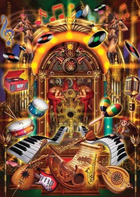 Legpuzzel 1000 Ciro Marchetti Juke Box, Ophalen of Verzenden, 500 t/m 1500 stukjes, Nieuw, Legpuzzel