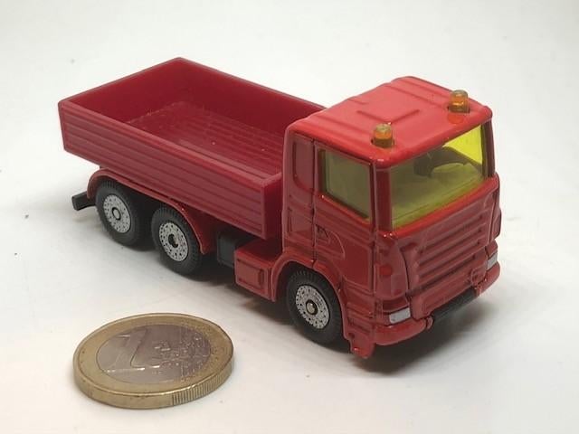 Scania Bakwagen met Open Laadbak, Siku, Hobby en Vrije tijd, Ophalen of Verzenden, Gebruikt, Bus of Vrachtwagen, SIKU