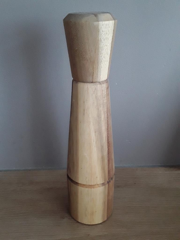 Houten peper molen, Ophalen, Gebruikt, Hout