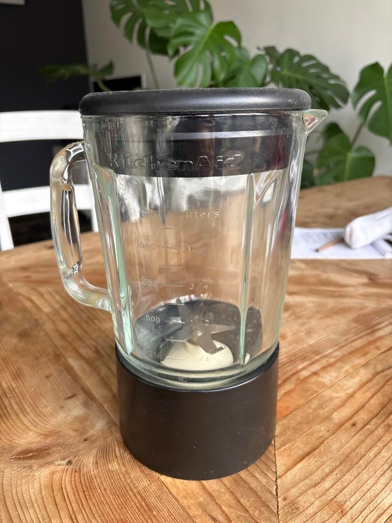KitchenAid Blenderkan met Deksel - 1.25 Liter, Witgoed en Apparatuur, Blenders, Ophalen, Gebruikt, Blender-accessoire