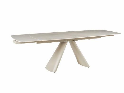 Nieuwe uitschuifbare eettafel CORVUS 165-240 cm keramiek, ., Zo goed als nieuw, ., 150 tot 200 cm