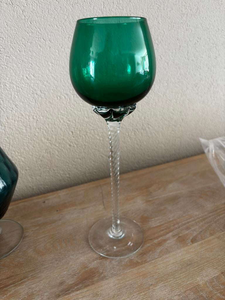 Mooie glas empoli, Ophalen of Verzenden