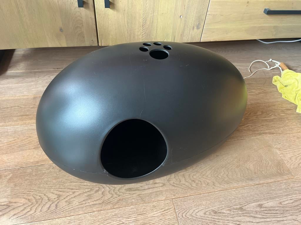 Design kattenbak, Dieren en Toebehoren, Kattenbakken, Ophalen of Verzenden, Gebruikt