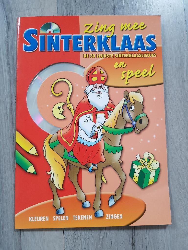 Nieuw! Sint doeboek met CD Sinterklaas, Ophalen of Verzenden, Nieuw