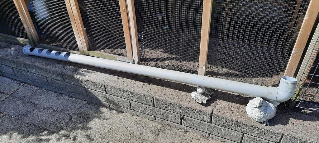 Kippenvoerbuis pvc, Ophalen of Verzenden