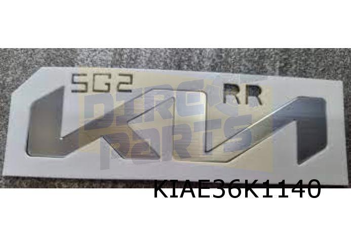Kia Niro embleem tekst ''KIA'' achterzijde Links Origineel!