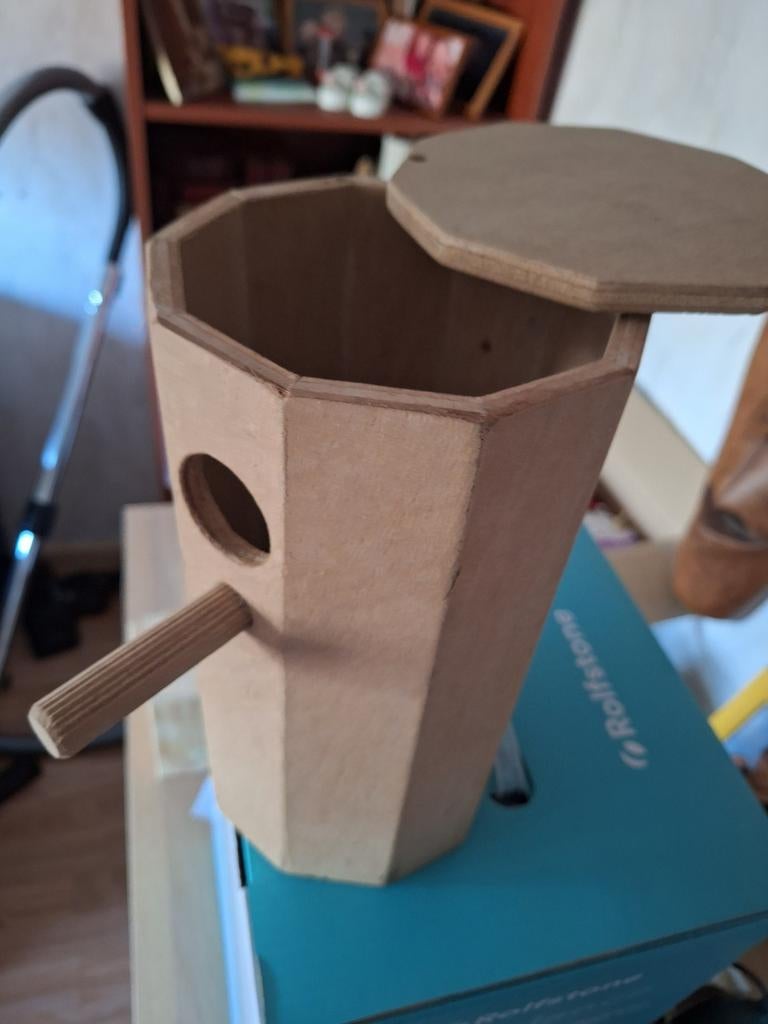 6 parkieten broed blokken, Parkiet