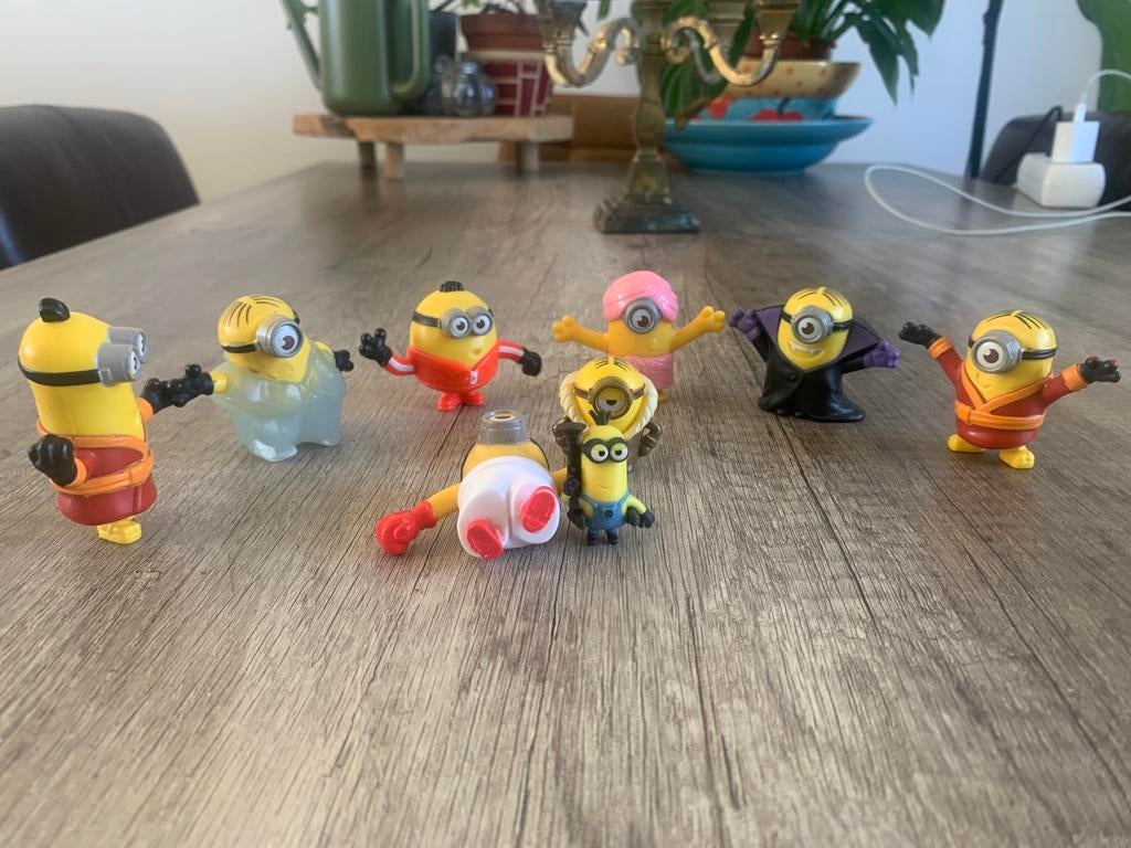 Minions figuren set - 8 stuks, Ophalen of Verzenden, Gebruikt, Jongen of Meisje