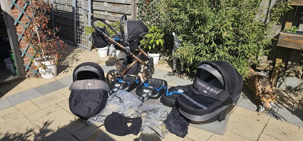 Complete Kinderwagen Set, Verstelbare duwstang, Ophalen of Verzenden, Zo goed als nieuw, Kinderwagen