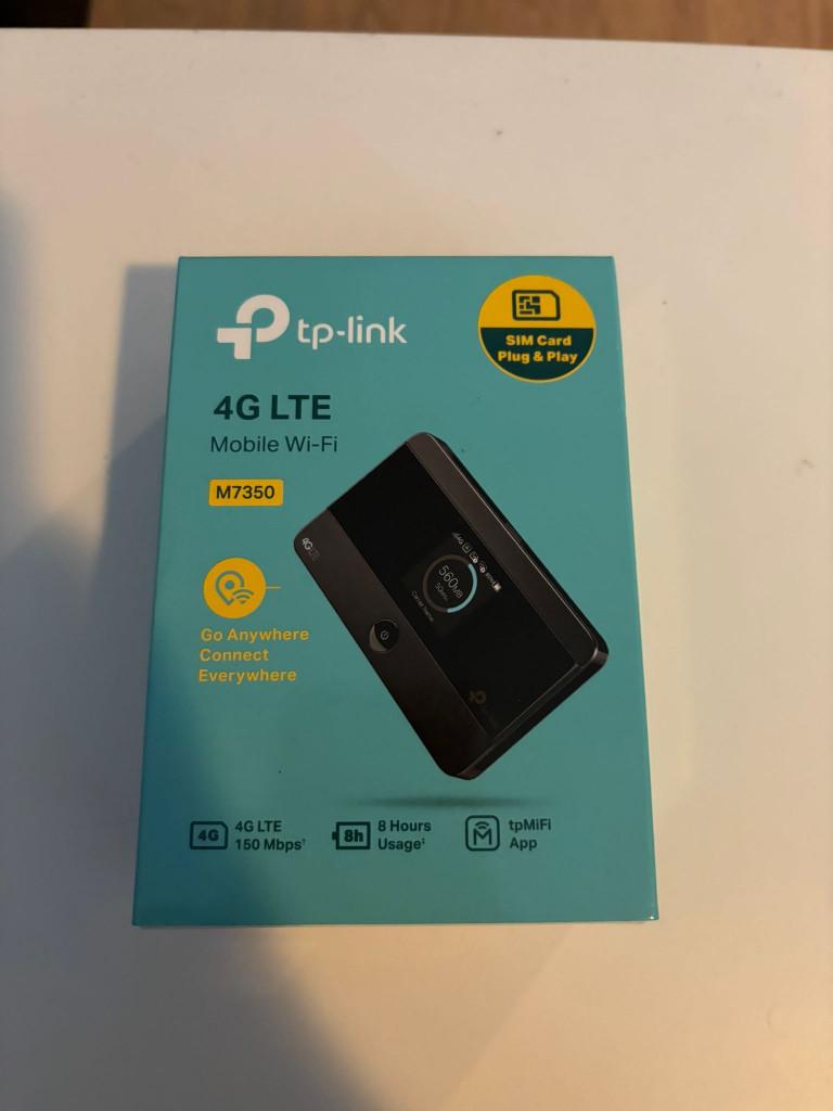 TP-LINK M7350 |150Mbps 4G LTE Mobile Wi-Fi Router, Computers en Software, Routers en Modems, Ophalen of Verzenden, Zo goed als nieuw