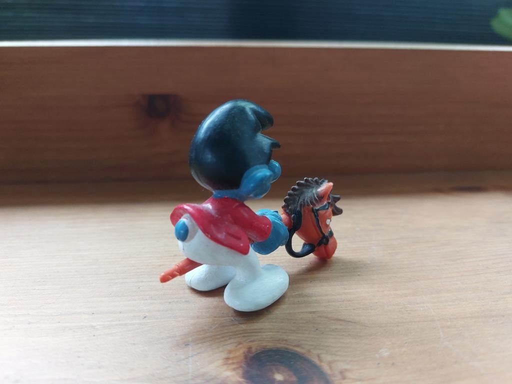 Smurf op stokpaard 40214 De Smurfen, Verzamelen, Ophalen of Verzenden