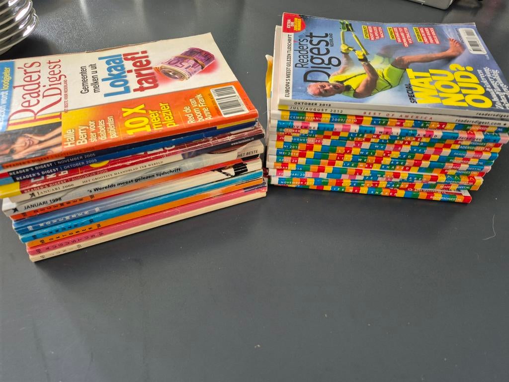 25 Readers Digest boekjes - diverse jaargangen (vnl. 2010), Ophalen of Verzenden