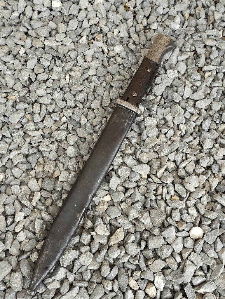 Duitse K98 bajonet 1943, Ophalen of Verzenden, Landmacht, Duitsland, Mes of Dolk