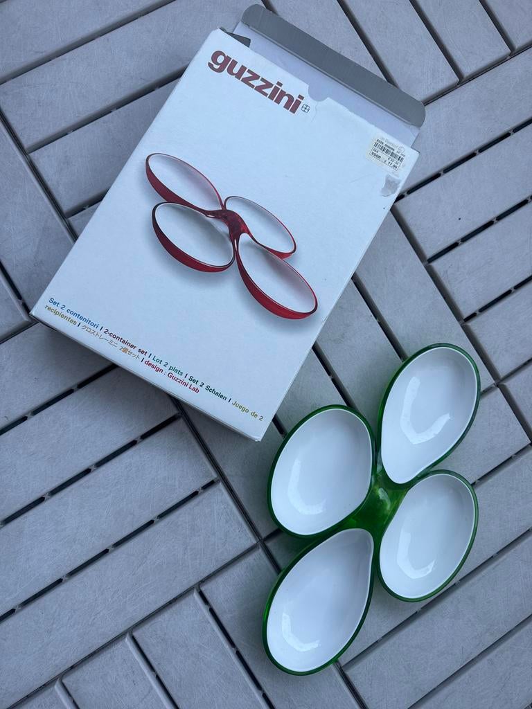 Guzzini schalen voor hapjes snacks, Kunststof, Schaal, Ophalen of Verzenden, Zo goed als nieuw