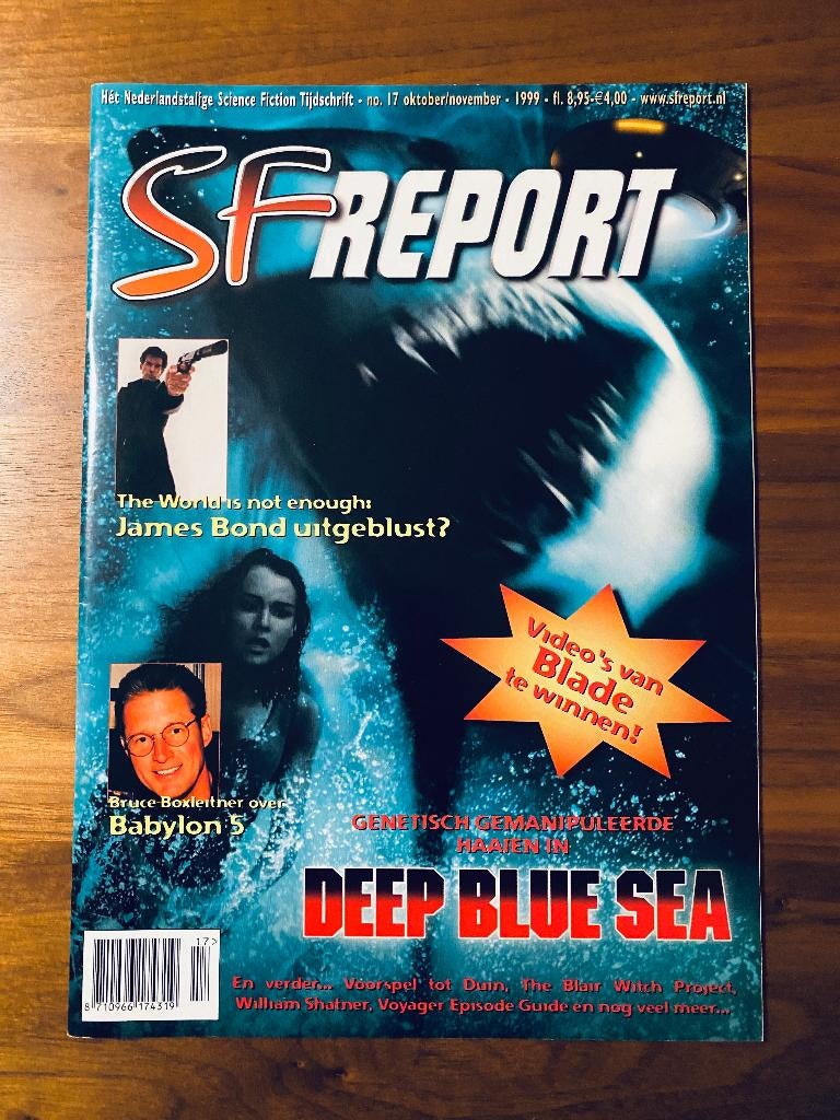 SF Report Magazine 17 (1999) | ‘Deep Blue Sea’ Cover, Boeken, Tijdschriften en Kranten, Ophalen of Verzenden, Zo goed als nieuw