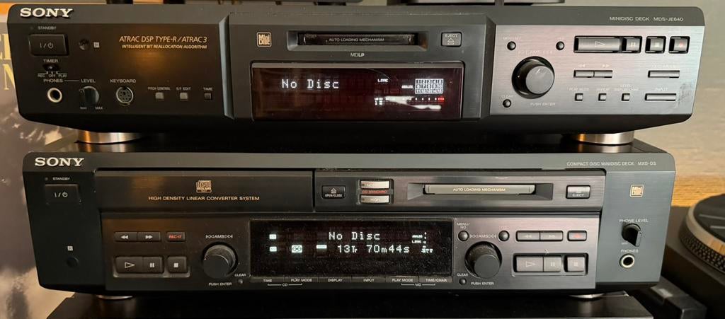 Sony MDS-JE640 minidisc speler, Audio, Tv en Foto, Ophalen, Minidisc-speler