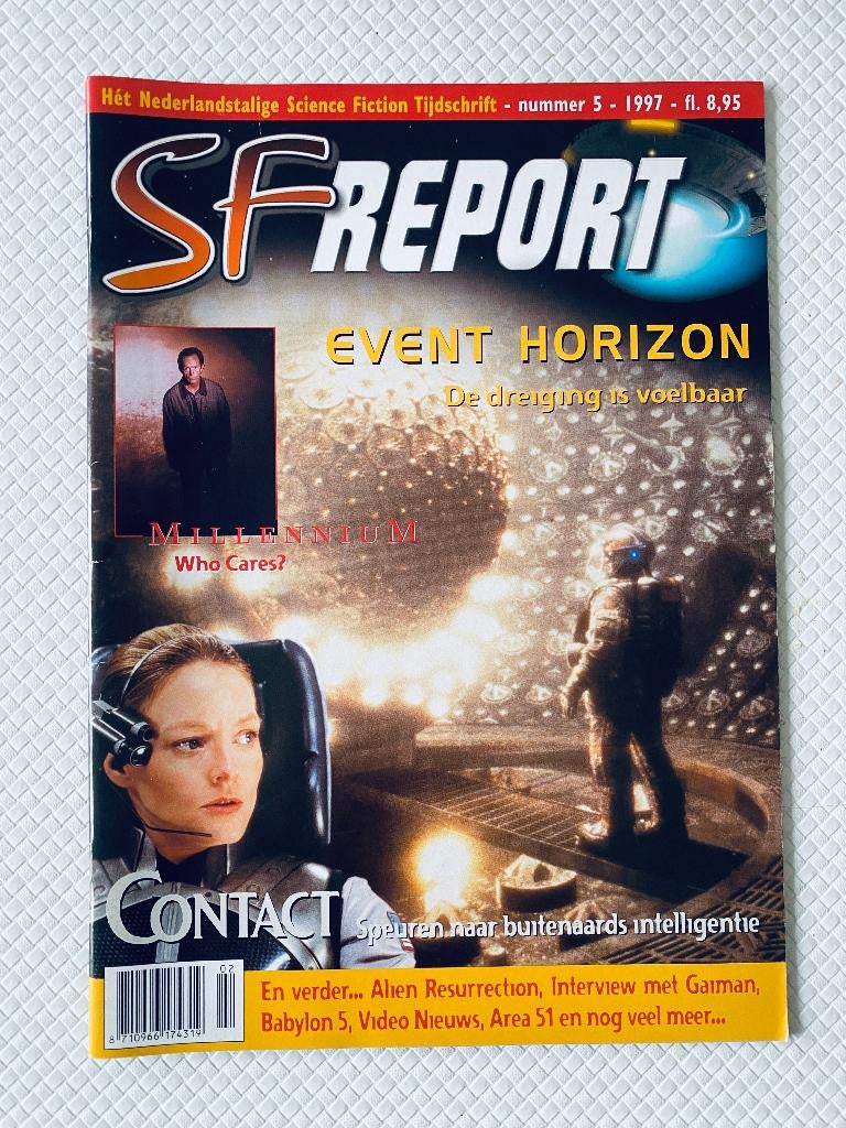 SF Report Magazine 05 (1997) | ‘Event Horizon’ Cover, Ophalen of Verzenden, Zo goed als nieuw, Muziek, Film of Tv