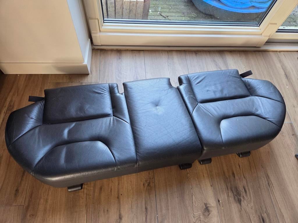 Zwart lederen achterbank Volvo V70 (2005) 2e gen., Ophalen of Verzenden, Gebruikt, Volvo