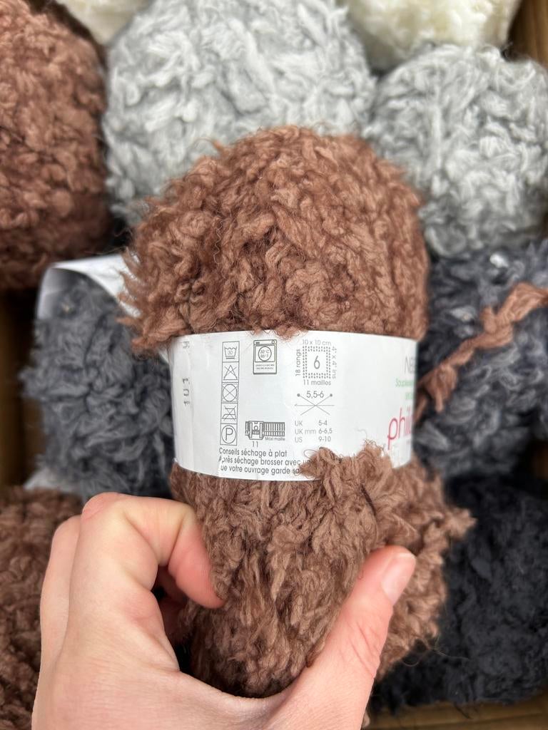 Phildar Neige wol - diverse kleuren, Ophalen of Verzenden, Zo goed als nieuw, Breien of Haken, Wol of Garen