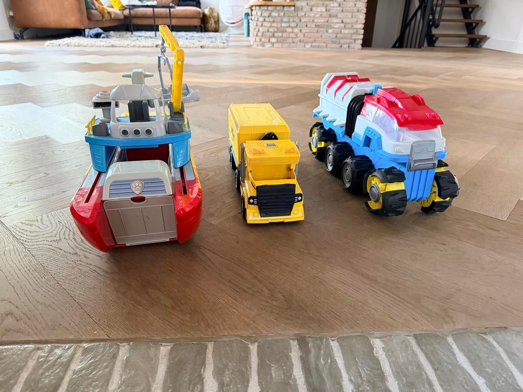 Grote Paw Patrol voertuigen, Kinderen en Baby's, Speelgoed | Speelgoedvoertuigen, Ophalen, Gebruikt
