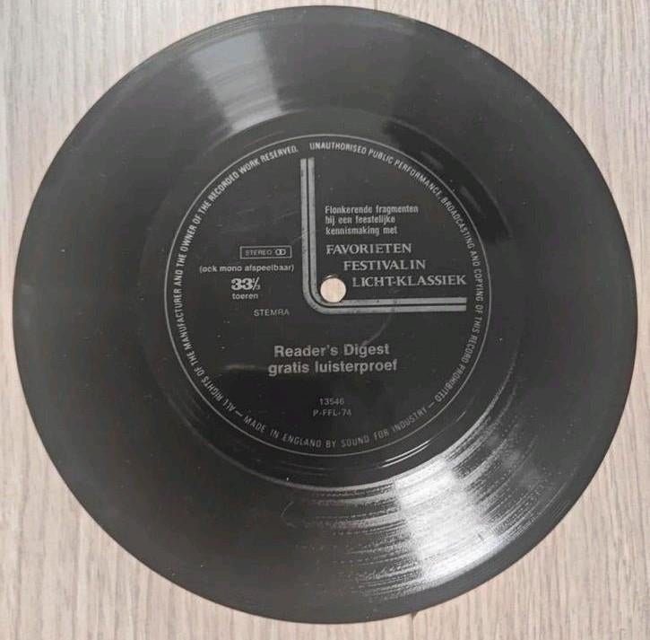 Reader's Digest Favorieten Festivalin Licht-Klassiek, Cd's en Dvd's, Vinyl | Overige Vinyl, Ophalen of Verzenden, Gebruikt, Overige formaten