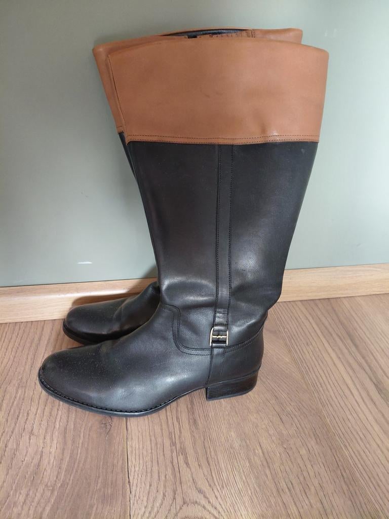 Prachtige Laarzen met Brede Kuit maat 40, Hoge laarzen, Zwart, Ophalen of Verzenden, Onbekend