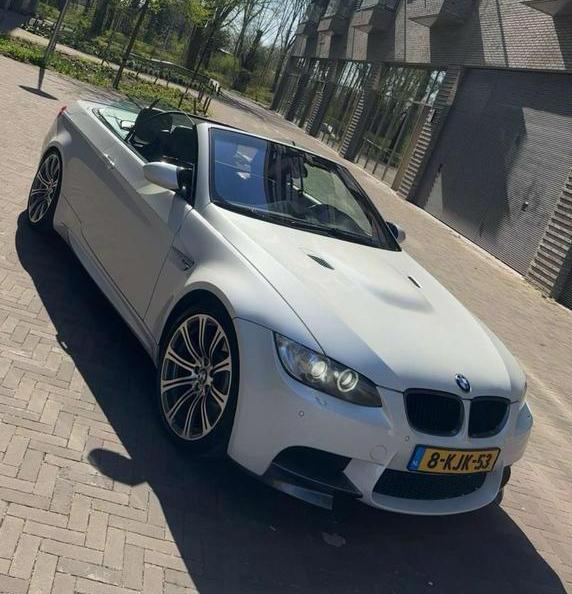 BMW 3 -SERIE E93 335i Cabrio 2011 M3 Parelmoer wit 400PK NAP, Auto's, BMW, Achterwielaandrijving, Zwart, Cabriolet, 4 stoelen