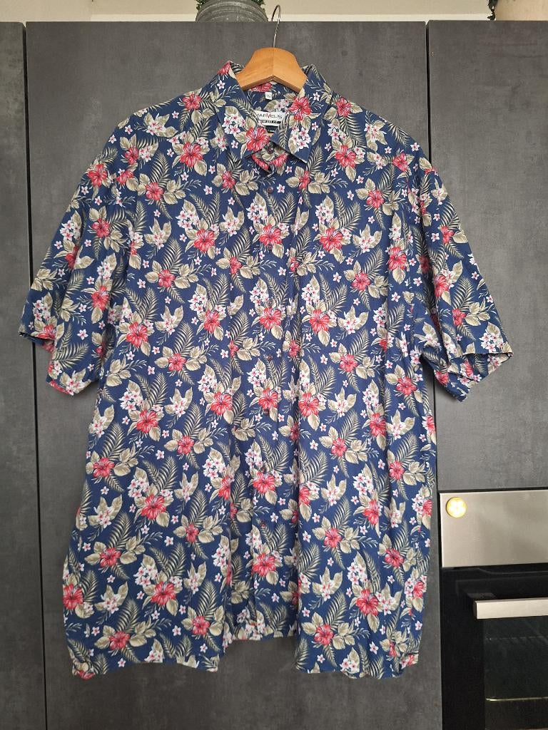 Marvelis blouse xxl, Kleding | Heren, Overhemden, Ophalen of Verzenden, Gedragen, Blauw, Overige halswijdtes