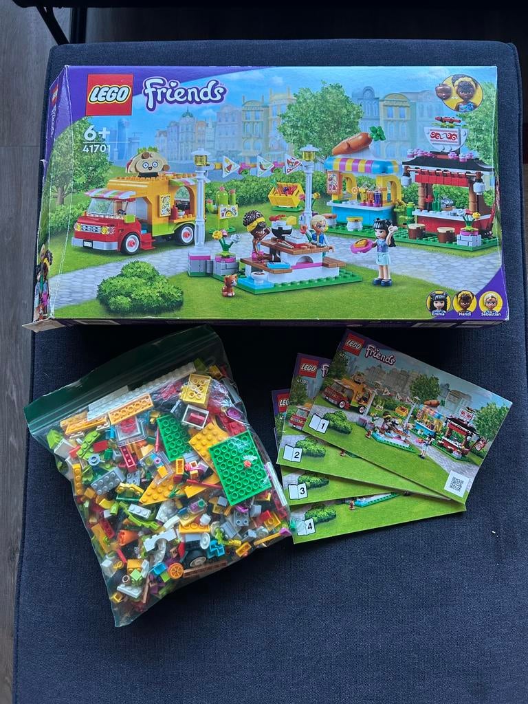 Lego Friends Streetfoodmarkt (41701), Ophalen of Verzenden, Zo goed als nieuw