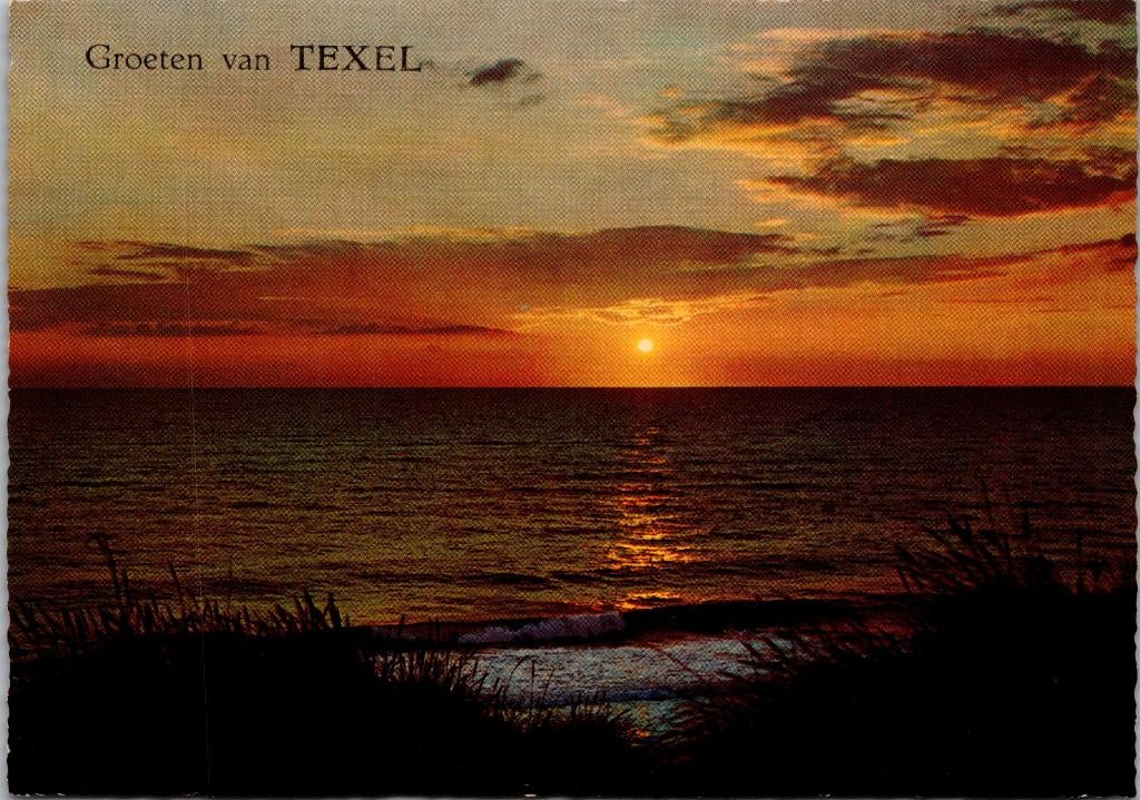 Texel - Groeten uit, Ophalen of Verzenden, 1960 tot 1980, Ongelopen, Waddeneilanden