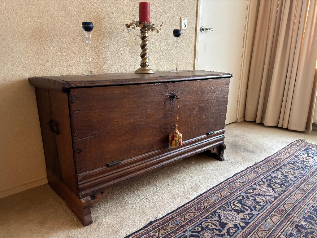 antieke (scheeps)kist, Ophalen