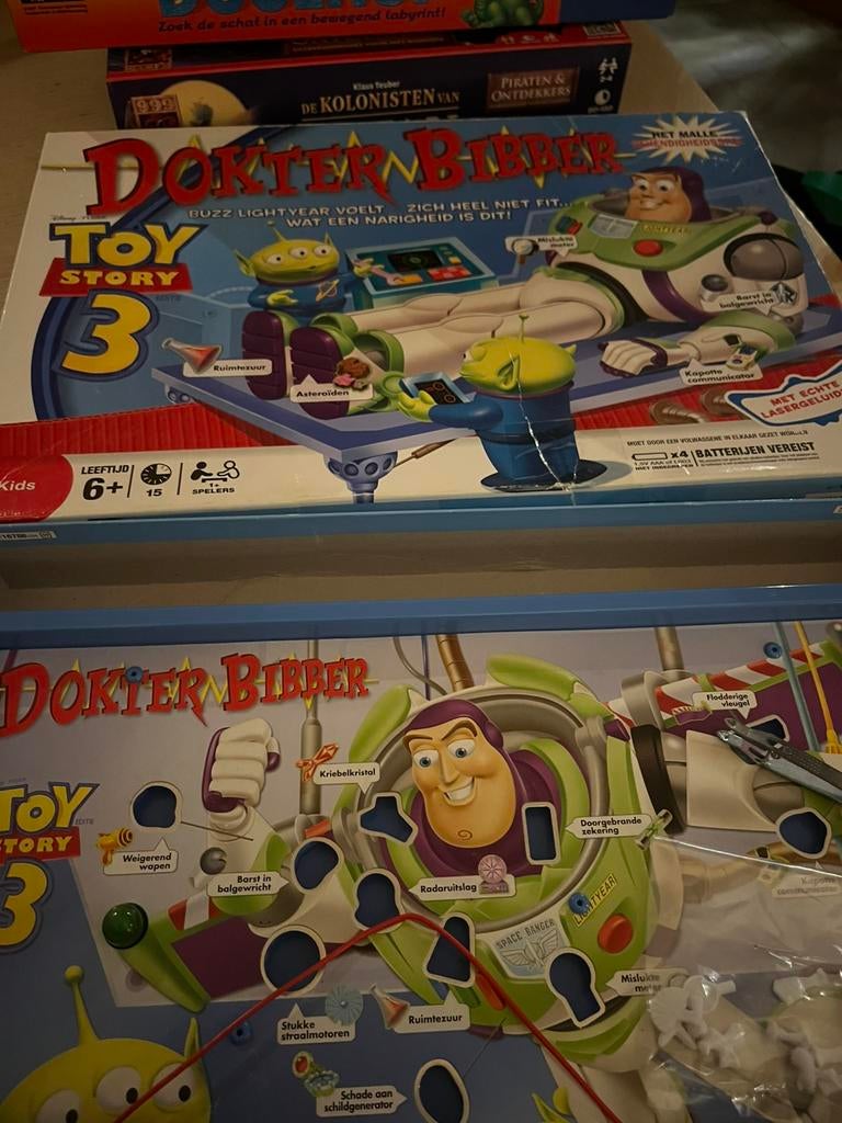 Dr bibber Toy story, Hobby en Vrije tijd, Gezelschapsspellen | Bordspellen, Ophalen of Verzenden, Zo goed als nieuw