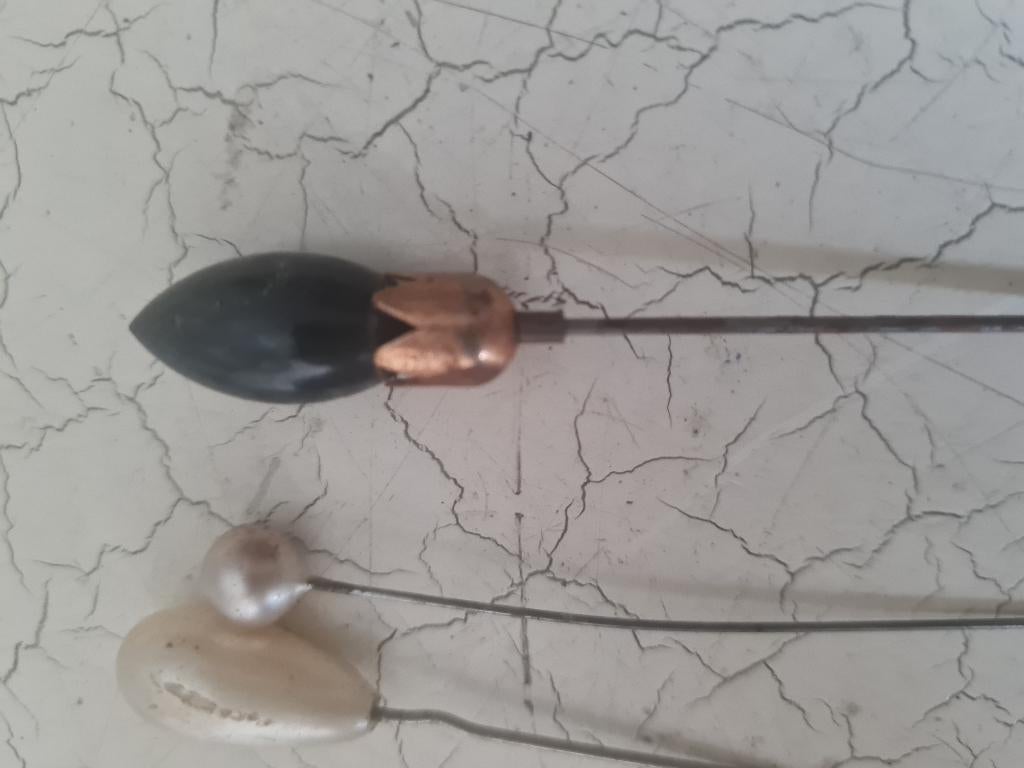 Bijna antieke hoedenspelden, Antiek en Kunst, Ophalen of Verzenden