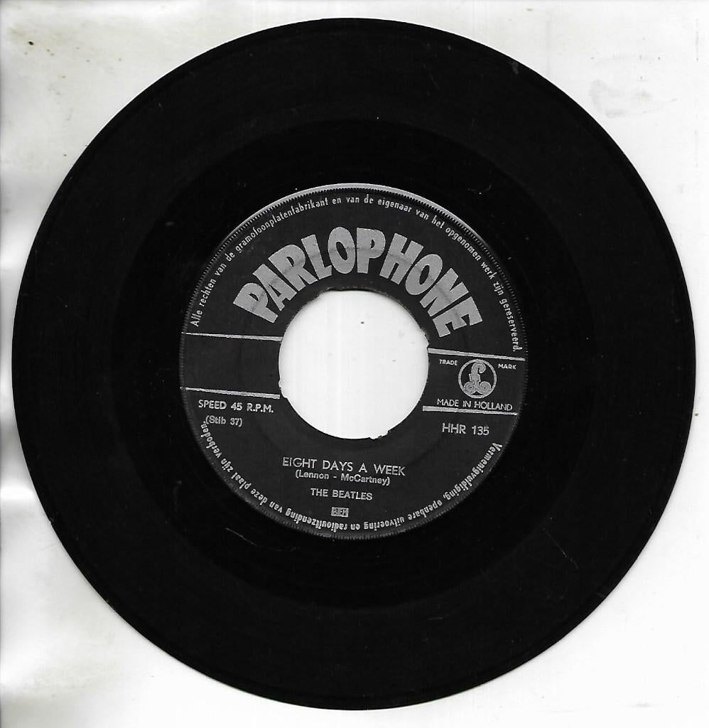 The Beatles - Eight days a week, Cd's en Dvd's, Vinyl Singles, Gebruikt, 7 inch, Single, Ophalen of Verzenden