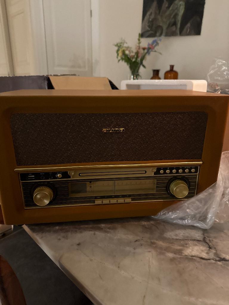 Auna retro stereo - Belle Epoque 1906, Nieuw, Tuner of Radio, Microset, Ophalen